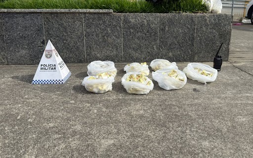 20º BPM apreende 200 pinos de pó na Coréia